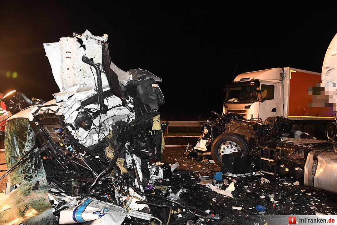 Schwerer Unfall auf A70 bei Bamberg