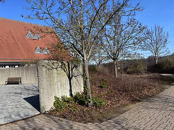 Der Platz, auf dem die Urnenbestattung am neuen  Friedhof möglich sein soll Foto: Petra Malbrich