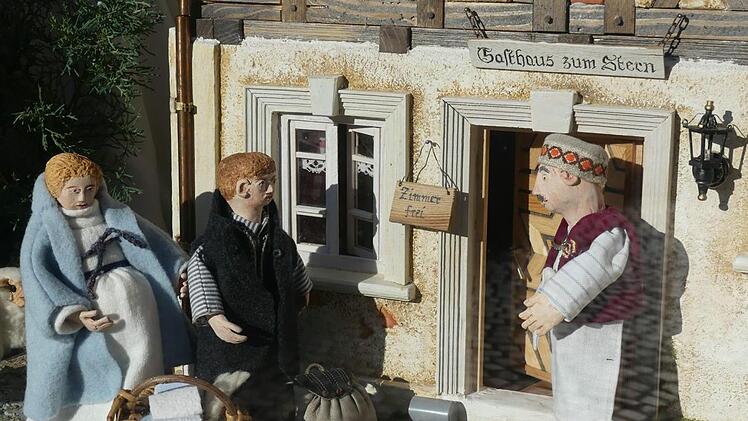 Das Gasthaus "Zum Stern" ist eine Krippe von Wolfgang Seitz.Manfred Welker