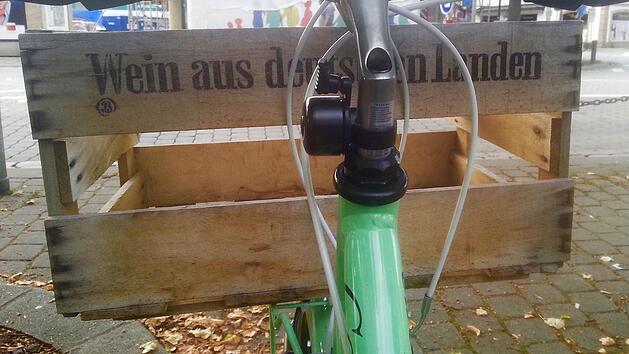 Weintransporter in der Forchheimer Innenstadt Foto: Roland Betz