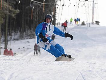 Endlich wieder Skifahren: Nach zwei schlechten Jahren sorgten in dieser Saison zahlreiche Besucher für Betrieb an den Rhöner Liften. Foto: Daniel Peter