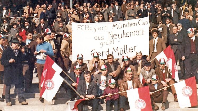 Erste Fahrt des neuen Fanclubs 1968 ins Grünwalder Stadion gegen Eintracht Braunschweig Foto: Privat