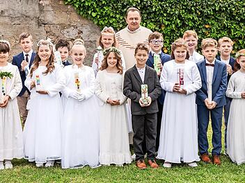 Feierliche Erstkommunion in Ebelsbach.