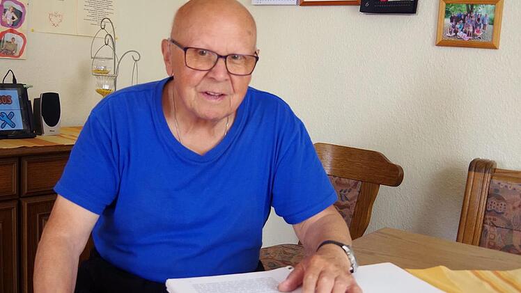 Der frühere Mesner Walter Lieb  hat viele Erinnerungen an frühere Fronleichnamsprozessionen gesammelt.Heike Schülein