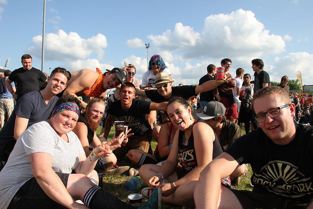 Stimmung! Bei Rock im Park kein Problem!
