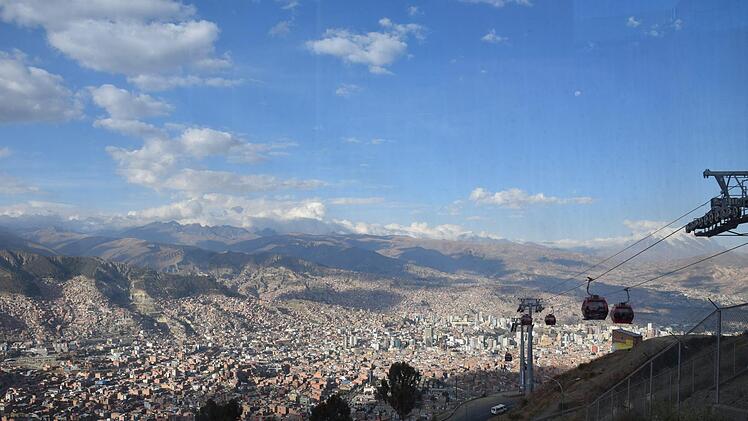 Die bolivianische Hauptstadt La Paz. Foto: Magdalena Koch