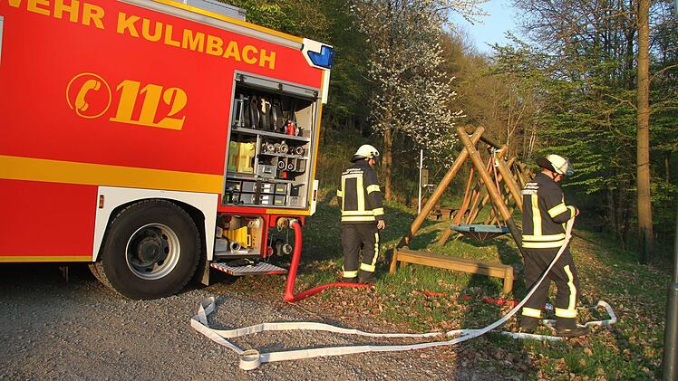 Vom Rehbergheim und von der Reuthgasse aus wurde der Löschangriff gestartet.
