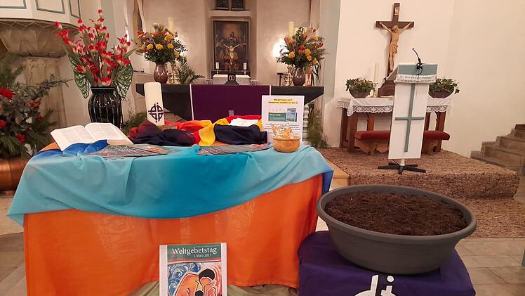 Der Altar in Geroda. Foto: Claudia Annon