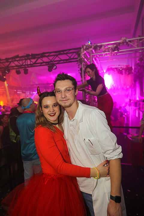 Beste Partystimmung in der Stadthalle