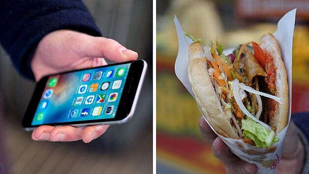 Kitzingen: Mann tauscht Handy gegen D&ouml;ner - und bereut es auf illegale Weise