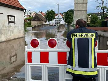 Landkreis Erlangen-Höchstadt: Hochwasser in Franken - Feuerwehr gibt Einschätzung der Lage ab