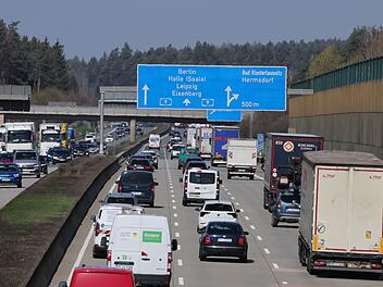 Reiseverkehr vor dem langen Oster-Wochenende - Th&uuml;ringen