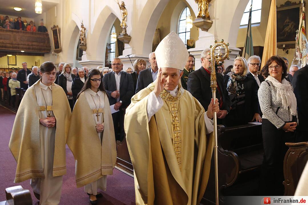 Herzlicher Empfang für Georg Gänswein in Höchstadt