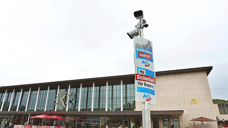 Videoüberwachung am Würzburger Hauptbahnhof