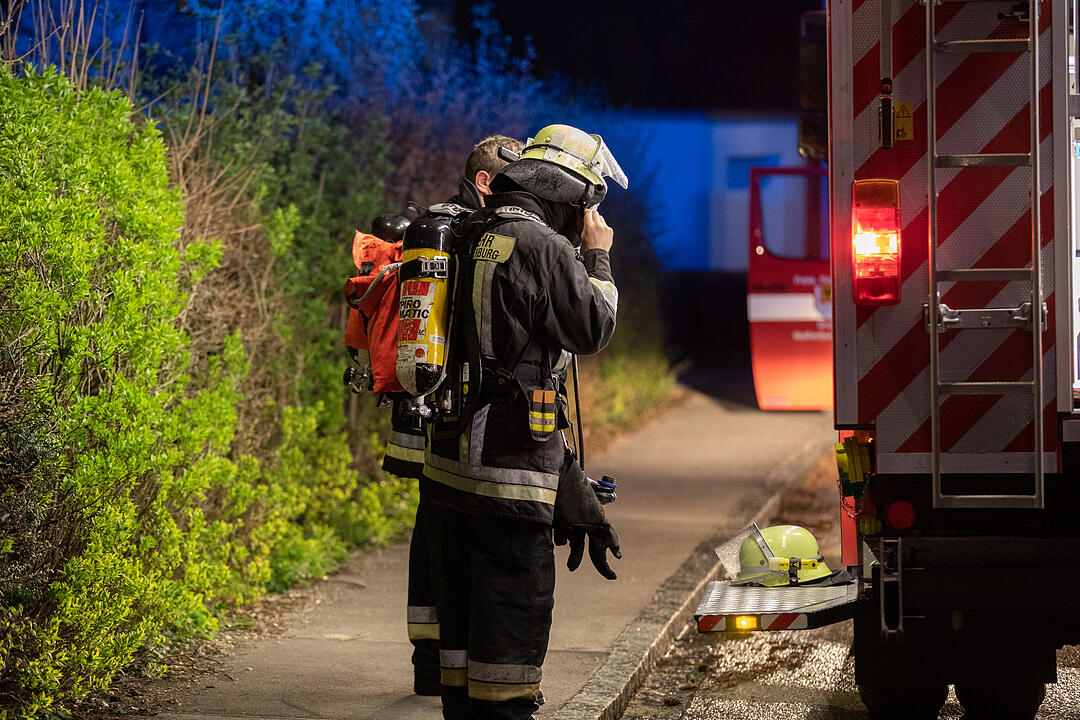 In Weißenburg hat ein Anbau an einer Werkstatt gebrannt