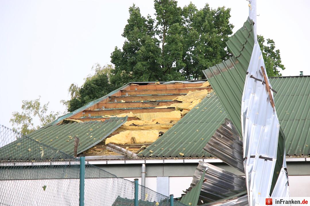 Massive Schäden nach Sturm in Bamberg