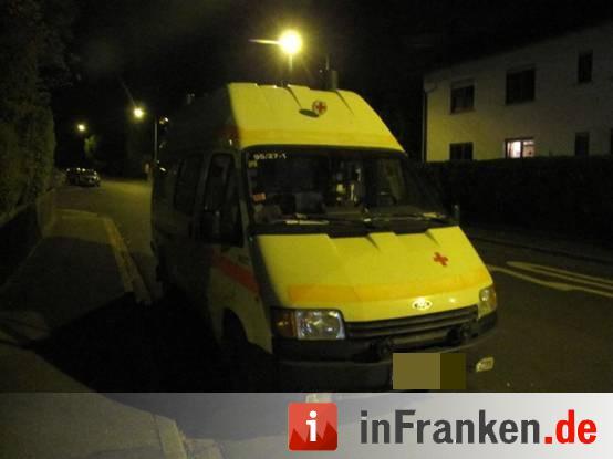 Falsches Rot-Kreuz-Fahrzeug