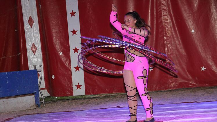 Chantal überzeugte mit den Hula-Hoop-Reifen. Foto: Gerda Völk