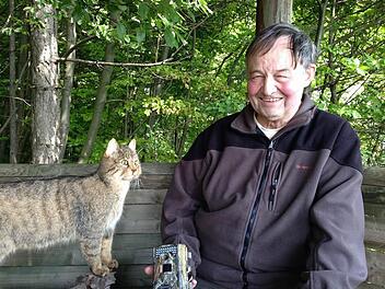 Wildkatzen-Experte Dr. Franz Müller berichtet, dass das Raubtier die Rhön flächendeckend zurückerobert hat. Foto: Oliver Schmidt