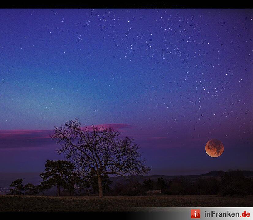 Leserfotos: Blutmond über Franken