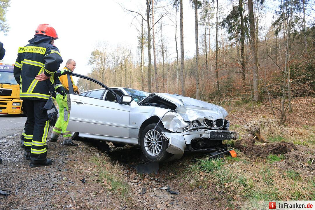 Unfall in Coburg mit drei Verletzten