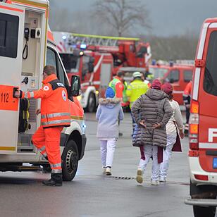 Feuerwehreinsatz bei Real in Hallstadt