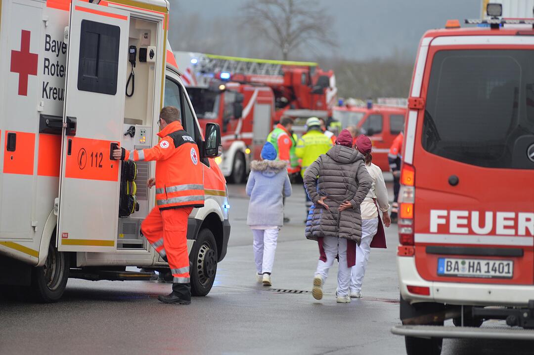 Feuerwehreinsatz bei Real in Hallstadt