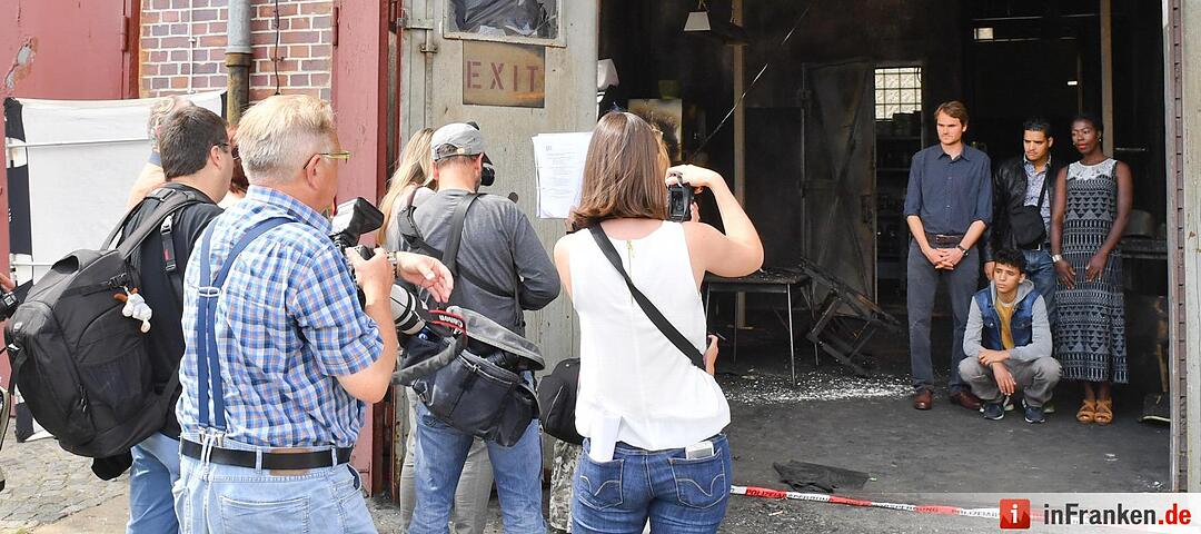 Eindrücke vom Set des Franken-Tatorts