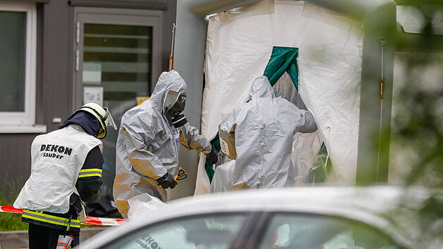 Gefahrguteinsatz an DHL-Postzentrum im Kreis Fürth