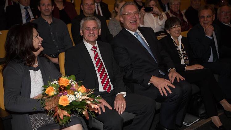 Bei der Verabschiedung von Landrat Oswald Marr. Foto: Barbara Herbst