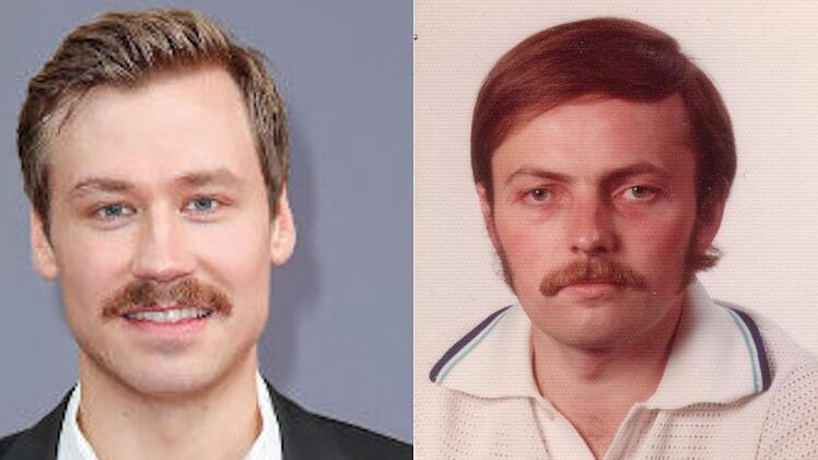 Schauspieler David Kross (links) hat im Film G&uuml;nter Wetzel (rechts gespielt.