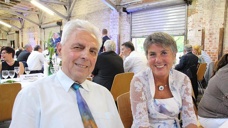 Coburgs ehemaliger Bürgermeister Richard Dlouhy und Bayreuths OB Brigitte Merk-Erbe. Foto: Oliver Schmidt