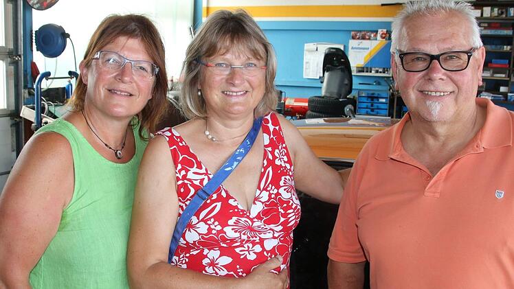 Drei der Initiatoren der Job-Rallye (von links): Rosi Jörig, Cornelia Schaller und Manfred George. Foto: Matthias Einwag
