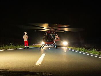 Nächtlicher Hubschrauber-Einsatz bei Bamberg: Polizei sucht nach verletzter Person