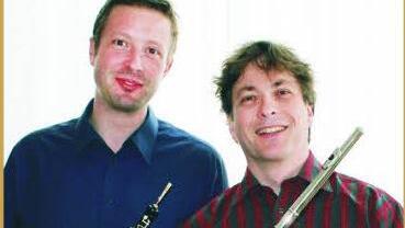 Soloflötist und Solooboist Ulrich Biersach und Kai Frömbgen laden zum Konzert am 1. März, 19.30 Uhr, Freunde ein.