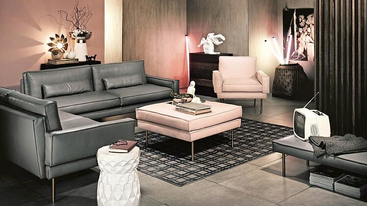 Das Sofa Modular von Rosenthal ist in dezenten Farben gehalten. So fügt es sich problemlos in bestehende Raumkonzepte ein.  Foto: Rosenthal