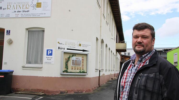 Joachim Voll hofft, über das Portal seine Schreinerei zu verpachten.