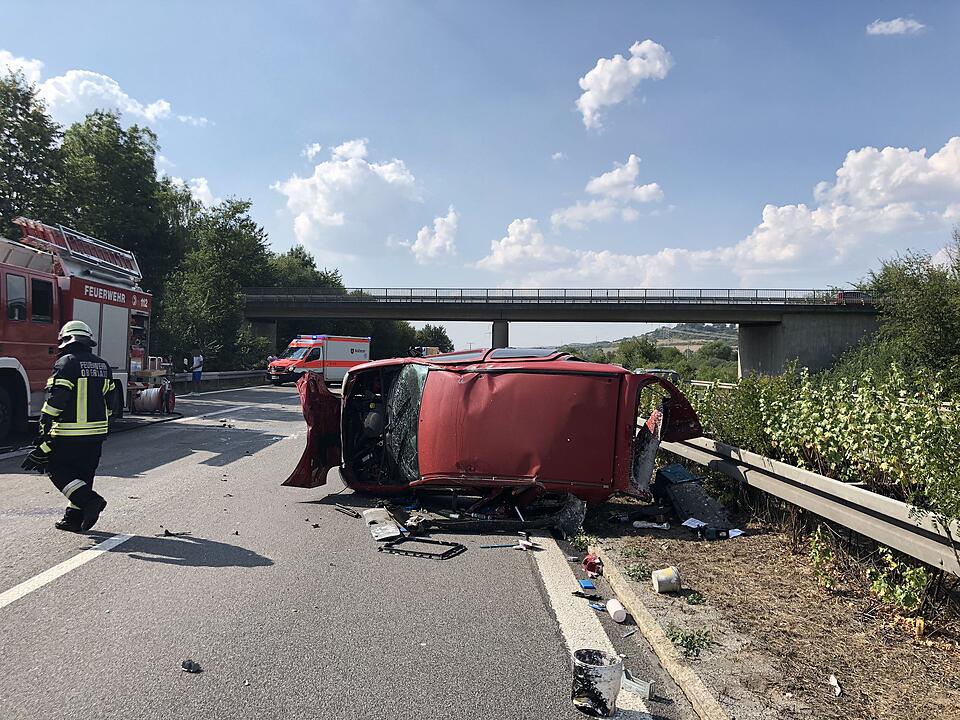 A70 bei Viereth: Kollision im Feierabendverkehr