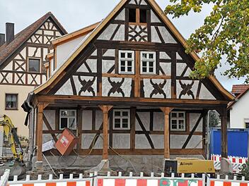 Die ehemalige Dorfschmiede in Happertshausen wird auch mit Leader-Mitteln gefördert.  Foto: Martin Schweiger