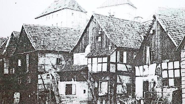 Die „Bayer-Häuser“, in denen jüdische Familien unter menschenunwürdigen Bedingungen leben mussten