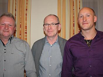 Bleiben auch weiterhin im Amt: (v.l.) Walter Marek, Erich Gittelbauer und Andreas Marek Foto: Sonja Werner