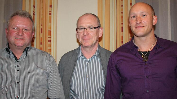 Bleiben auch weiterhin im Amt: (v.l.) Walter Marek, Erich Gittelbauer und Andreas Marek Foto: Sonja Werner