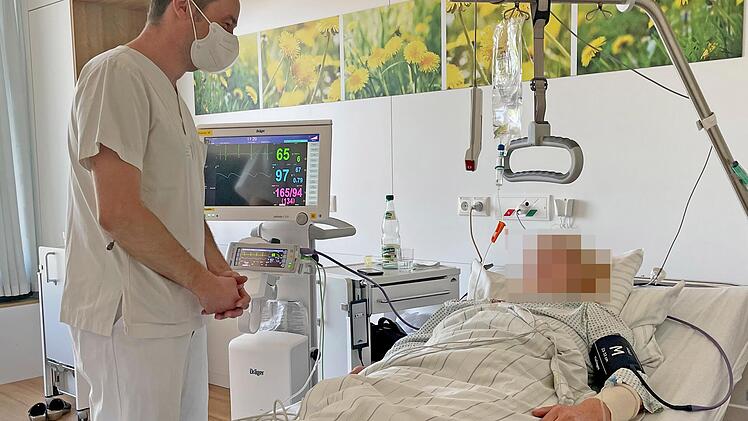 21 Betten, ausschließlich in Ein- und Zweibettzimmern, stehen den Patienten in der neuen Herzinsuffizienz-Einheit am Klinikum Kulmbach zur Verfügung.