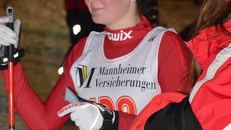 Die Schnellste im Frauen-Wettbewerb: Ricarda Eckert vom WSV Oberweißenbrunn. Foto: Jürgen Schmitt