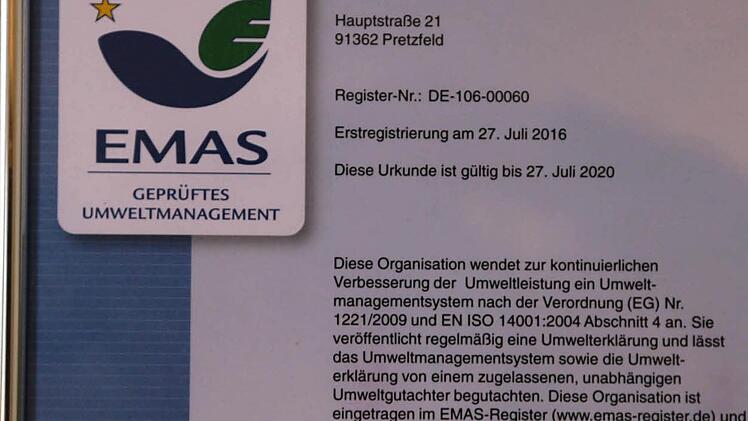 So sieht das Zertifikat aus. Foto: Franz Galster