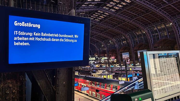 Bahnverkehr wegen Funkst&ouml;rung bundesweit eingestellt