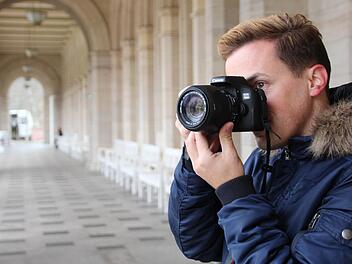 Tobias Vogel organisiert einen Fotowalk durch Bad Kissingen. Foto: benedikt Borst