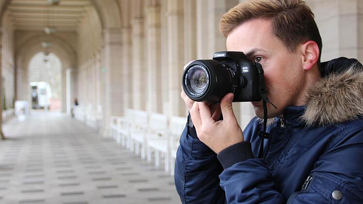 Tobias Vogel organisiert einen Fotowalk durch Bad Kissingen. Foto: benedikt Borst