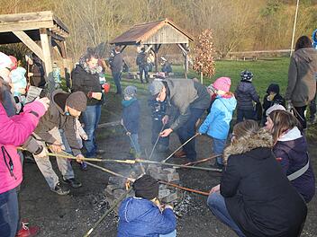 Auf dem Winterfest im Freigelände in Unterstürmig Foto: Mathias Erlwein