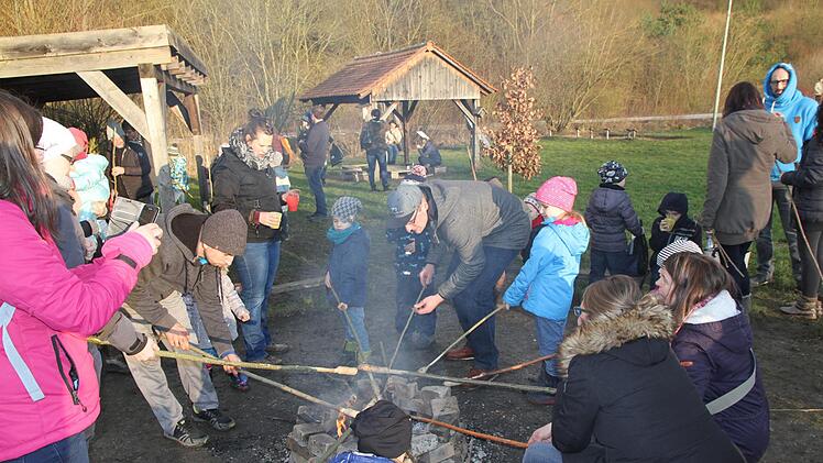 Auf dem Winterfest im Freigelände in Unterstürmig Foto: Mathias Erlwein